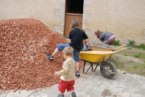Le jeu n'a duré que quelques minutes pour les enfants!