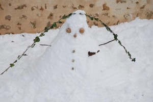 Bonhomme de neige du "verger"