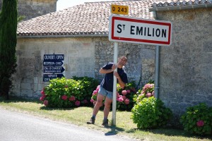 Enfin le panneau symbolisant notre arrivée!